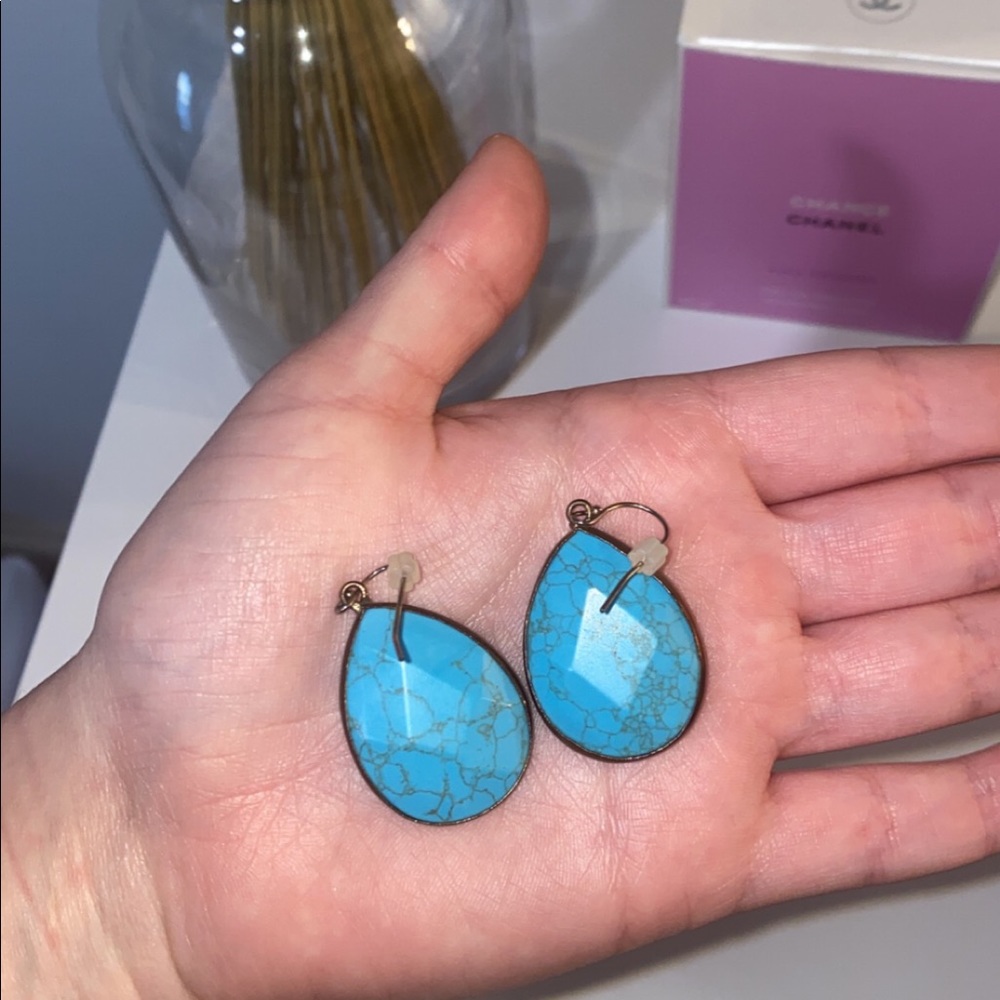 Anthropologie Turquoise Earrings
